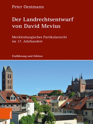 cover image of Der Landrechtsentwurf von David Mevius